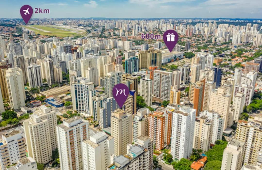 Hotel Em Moema - Flat Executivo Prox Ao Aeroporto E Shopping Ibirapuera Sao Paulo Exterior photo